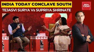 Tejasvi Surya Vs Supriya Shrinate Face Off: Politics of Divide: Whose India Is It? | Conclave South