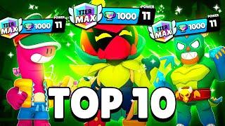 Top 10 Easiest MAX TIERS In Brawl Stars (New Meta)