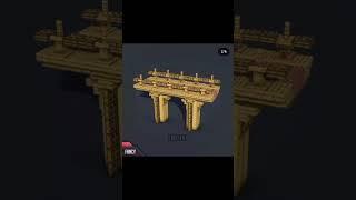 Minecraft: 4 Bridge Ideas #Minecraft #Shorts