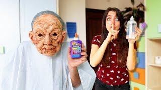 NASCONDI GLI INGREDIENTI SLIME DA GRANNY CHALLENGE!!!