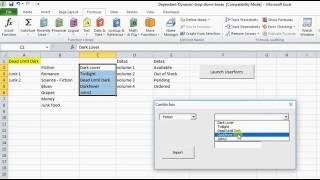 Excel VBA Combo Boxes Dependency used dynamically in USERFORM (Tutorial)