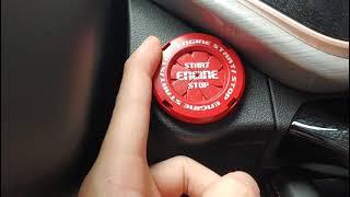 Push To Start Button Cover, Car Engine Start Button Cover Ignition Protective Cover