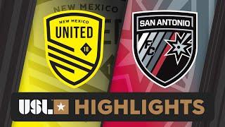 5.25.2024 | New Mexico United vs. San Antonio FC - Game Highlights