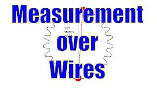 Gear Measurement over Wires Calculator