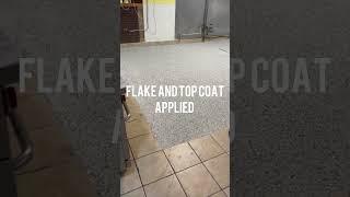 Commercial Kitchen Floor Transformation in Miami using our Epoxy Floor systwm