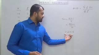 MEAN DEVIATION from median Discrete series | Learn Economics on Ecoholics