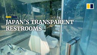 Japan’s transparent restrooms hope to dispel stereotypes of dirty public toilets