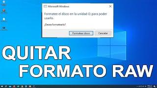 Recuperar archivos de Disco duro o USB que pide formatear la unidad | Solución RAW || TestDisk 