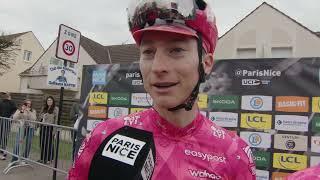 Neilson Powless - Interview at the start - Stage 1 - Paris-Nice 2025