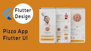 Pizza App -Flutter UI- Speed Code.