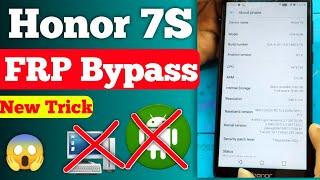 honor 7s frp bypass without pc|Honor DUA-L22 (Honor 7S) FRP Bypass| honor latest frp bypass 7s