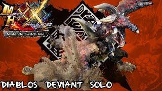 Monster Hunter XX Switch Ver. - Massacre Demon Diablos Solo