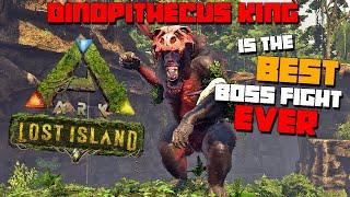ARK: Lost Island Has The BEST New BOSS FIGHT!! DINOPITHECUS KING & Super Cool Rewards!