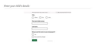 How to renew your childs UK passport Online....