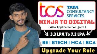 Upgrade From TCS Ignite & Ninja To TCS Digital | 3 LPA To 7 LPA | Even After Selection