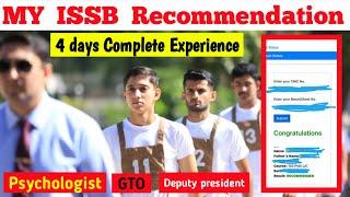 ISSB experience of Recommended Candidate | ISSB 2025 Tips and tricks