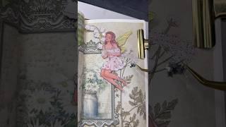 Fairies #scrapbook #asmr #journaling #journal #fairy #forest #relax #green #fantasyforest #nature