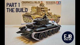 Tamiya 1:35 scale Cromwell MK IV Part 1 - The Build. full build video