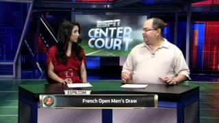 TENNIS: Center Court: Men's French Open Draw