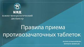 1104  Правила приема противозачаточных таблеток