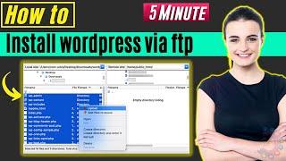 How to install wordpress via ftp 2024