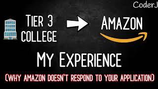 How I Cracked Amazon | Tier 3 to Amazon | My Complete Journey | CoderJ