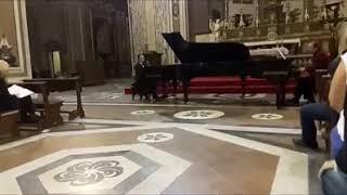 Mozart- Concerto per pianoforte e orchestra K466, 2° mov:Pianista Giuseppe Fusaro