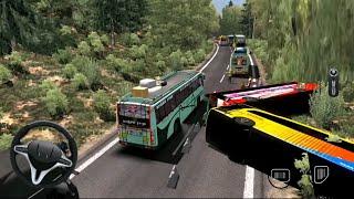 most dangerous road in the world! #live #bussimulator