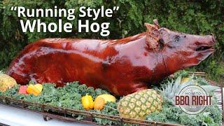 Smoking a "Running Style" Whole Hog