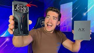 24GB RAM, DUAS TELAS, BARATO , GAMER E INDESTRUTÍVEL CUBOT KINGKONG AX! Unboxing