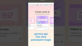 AI Tool for one click powerpoint presentation #powerpoint #ai