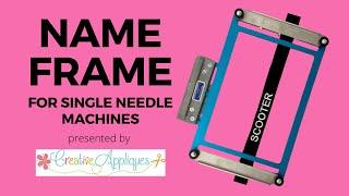 Durkee EZ Name Frame - what is it and to how to use? Belts, name tape, ribbons, collars and MORE!