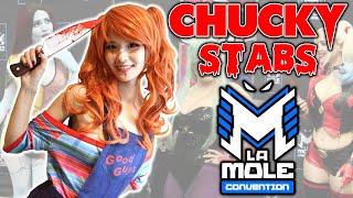 Chucky Stabs La Mole Convention 2022 Horror Edition ft. Lucky Lai