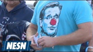 Barstool Sports Hands Out 70,000 Roger Goodell Clown Towels