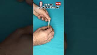 AWESOME CIGARETTE MAGIC TRICK REVEALED  #viralvideo #trending #trend #viral #tricks #shorts