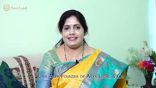 Uma Arya founder of Aryalegal & Co #indianlaw#lawyer#highcourt#companylaw#supremecourtofindia#viral