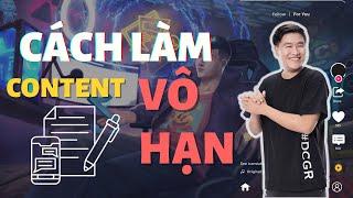 Cách Làm CONTENT VÔ HẠN Khi Xây Kênh TIKTOK | Duy Muối