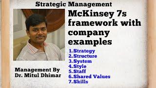 McKinsey 7s framework with company examples / strategic management