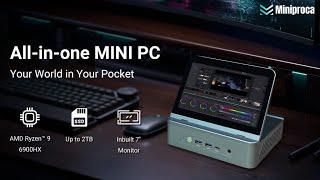 Now on Kickstarter: Miniproca: Powerful All-In-1 Mini PC With Inbuilt Display