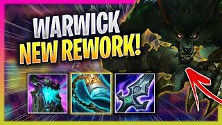 KOREAN CHALLENGER NEW WARWICK REWORK TOP GAMEPLAY! - Korean Challenger Plays Warwick TOP vs Ambessa!