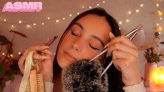 ASMR Brain Massage  Scratching & different tools on fluffy mic cover NO TALKING 