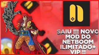 NOVO MOD DO NETBOOM ILIMITADO + VIP!!! MOD FUNCIONANDO EM ANDROID +12 !!!