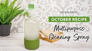 All-Natural DIY Cleaning Spray With Essential Oils