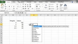 How To calculate Weighted Averages in Excel