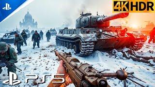 (PS5) RUSSIAN WINTER WAR™ | Ultra Realistic Immersive Graphics Gameplay [4K 60FPS] Battlefield V