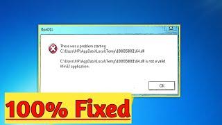 RunDLL Error Fix in Windows 7, 8.1 Windows 10