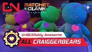 All Craiggerbear Locations Ratchet and Clank: Rift Apart - UnBEARably Awesome Trophy