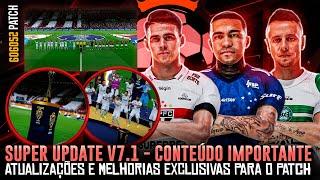 GOGOSZ PATCH 2025 - V7.1 UP /PES 2021 PC: NOVOS CONTEUDOS AJUSTES E ATUALIZAÇÃO DE ELENCOS MOD EM 4K