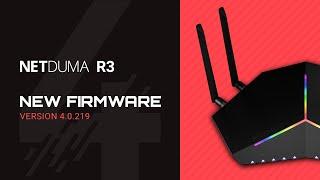 Netduma R3 New Firmware Update | DumaOS 4.0.219