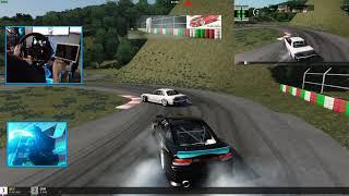 How to Drift in Assetto Tips from a "Pro" and New Wheel Drifter (split screen/pedal/wheel) gameplay